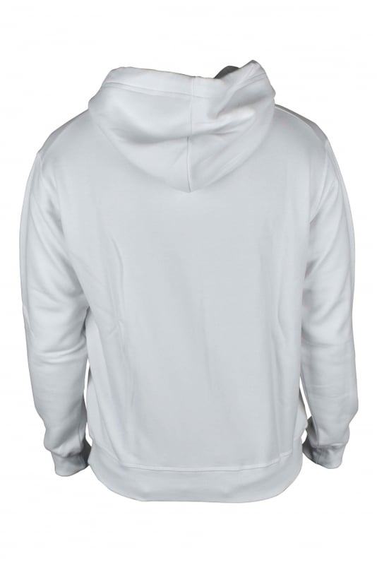 Sudadera con capucha blanca Dsquared2.Logotipo ICON estampado en la parte delantera.Efecto gráfico de palmera en negro, amarillo y naranja.Costura en el cuello en V.Capucha con cordón.Bordes de canalé.100% algodón.Made in Italy.