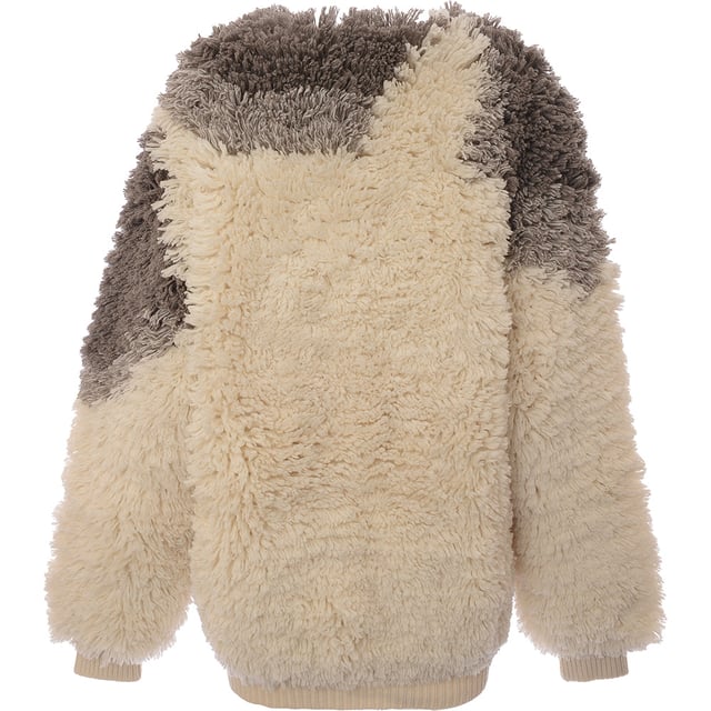100% Wool. Raey uses a textured knit to craft this cream cashmere-blend jumper, shaped with a ribbed crew neck and relaxed long sleeves
Â 
Fit: Oversize