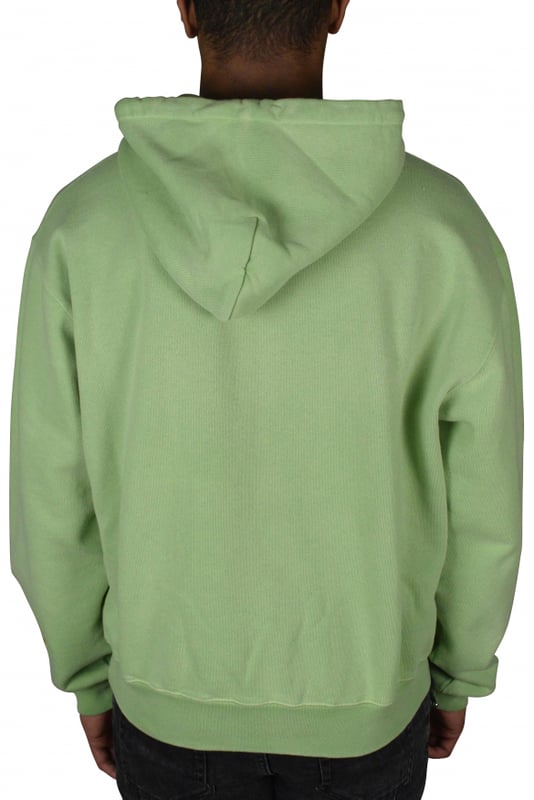 Sudadera con capucha Heron Preston de gran tamaño en algodón verde claro.Impresión blanca  CTNMB  en la parte delantera de la sudadera.Capucha con cordón.Parche de logotipo naranja en la manga.Mangas largas.Bordes acanalados.100% algodón.