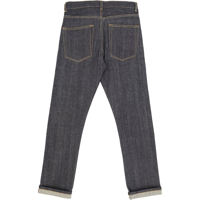 Make a statement with the RAEY Men's Raw Organic Single Jean in Purple. Crafted from 100% organic cotton, these jeans offer a sustainable yet fashionable alternative to your typical denim. The raw finish gives them a rugged, authentic feel, while the unique purple hue adds a distinctive, contemporary edge to your wardrobe.

The classic five-pocket design ensures practicality, while the comfortable, straight-leg fit offers versatility and comfort for daily wear. Whether you're dressing up with a crisp shirt or keeping it casual with a tee, these jeans can easily be styled for any occasion, adding a pop of color and style to your look.

Key Features:

Made from 100% organic cotton for a sustainable, soft, and breathable feel

Raw finish for a rugged, authentic look

Bold purple color for a unique, contemporary statement

Classic five-pocket design for functionality

Straight-leg fit for a versatile, comfortable silhouette

Sustainable, stylish, and undeniably bold, these purple raw organic cotton jeans are the perfect addition to any wardrobe looking to add a unique touch with an eco-conscious edge.