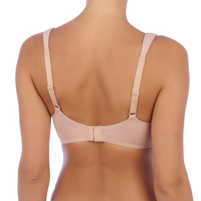 Non-wired nursing bra, designed to provide comfort and support to nursing mothers.

 Details:

 - Made of soft, stretchy fabric for a comfortable, long-lasting fit.
 - Flattering V-neckline and wide adjustable straps for added customization.
 - Clip system on the straps to easily lower the cups and facilitate breastfeeding.
 - Rear eyelet closure with 4 columns and 3 hooks, which ensures a firm and secure fit.

 A functional and comfortable garment, ideal for pregnant and nursing women who prioritize practicality and comfort.
 Composition: 67% Cotton, 30% Polyester, 3% Elastane
 Care:
- Hand wash.
 - Use mild detergent.
 - Avoid tumble drying.
 - Do not use bleach.