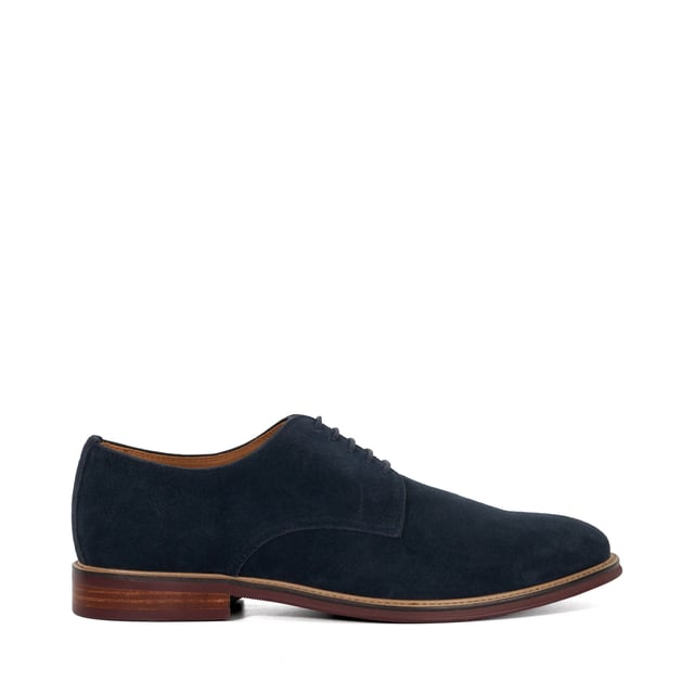 Dune Mens Stanley - Smart Lace-Up Shoes Refresh your sartorial edit with Stanleyyy. Crafted from the finest material, this round-toed silhouette features a five-eyelet system and is detailed with tonal stitch details and a wooden veneer sole, enhanced with a contrast-stitch trim.