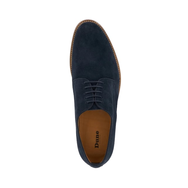 Dune Mens Stanley - Smart Lace-Up Shoes Refresh your sartorial edit with Stanleyyy. Crafted from the finest material, this round-toed silhouette features a five-eyelet system and is detailed with tonal stitch details and a wooden veneer sole, enhanced with a contrast-stitch trim.