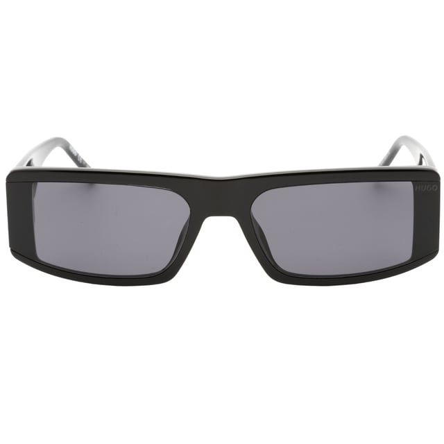 Hugo Boss Black Sunglasses, Lens Width = 99mm, Nose Bridge Width =18mm, Arm Length = 135mm, Sunglasses, Sunglasses Case, Cleaning Cloth and Care Instructions all Included, 100% Protection Against UVA & UVB Sunlight and Conform to British Standard EN 1836:2005, Black Sunglasses, 100% Plastic