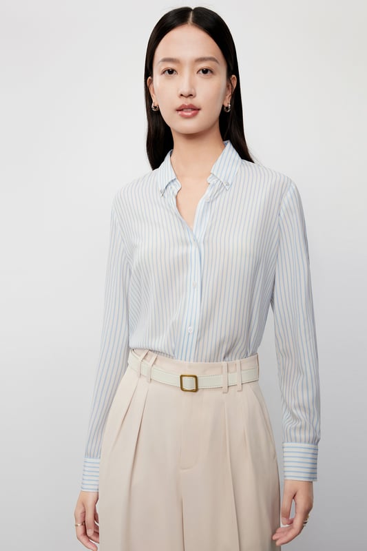 Lily Business Fashion Seidenhemden für Damen