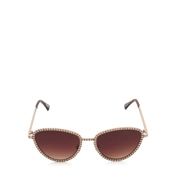 Let your eyes do the talking and slip on Glinting, a pair of diamante embellished sunglasses that add just the right amount of sparkle to your look.