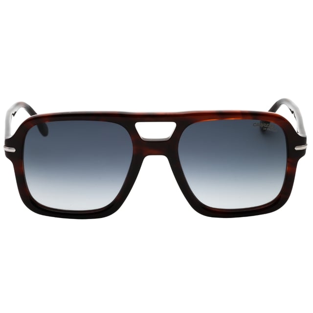 Haz una declaración con estas gafas de sol Carrera. Elaborados con estilo y elegancia, ofrecen 100% de protección UV, lo que los convierte en el accesorio perfecto para un look inolvidable. El accesorio perfecto para llevar tu estilo a un nivel superior, ancho del puente nasal = 20 mm, ancho de la lente = 55 mm, longitud del brazo = 150 mm, gafas de sol, estuche para gafas de sol todo incluido, 100 % de protección contra la luz solar UVA y UVB y conforme a la norma británica EN 1836:2005, gafas de sol con lentes marrones, 100 % plástico