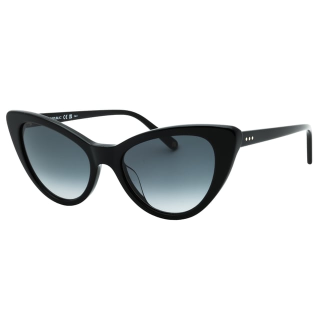 Brand New Black Banana Republic Sunglasses, Lens Width = 53mm, Nose Bridge Width = 18mm, Arm Length = 140mm, Sunglasses, Sunglasses Case, Cleaning Cloth and Care Instructions all Included, 100% Protection Against UVA & UVB Sunlight and Conform to British Standard EN 1836:2005, Grey SF Lens Sunglasses, 100% Plastic