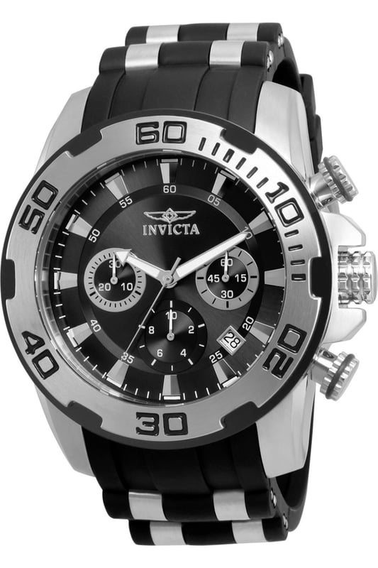 El Invicta 22311 tiene una caja de acero inoxidable de 50 millimetros con una esfera negro.
Esta modelo funciona con un movimiento de Cuarzo preciso.
Resistencia a la presión de aqua de 10 bares.
Este modelo es parte de la colección Invicta Pro Diver - SCUBA.

2 años de garantía Invicta.