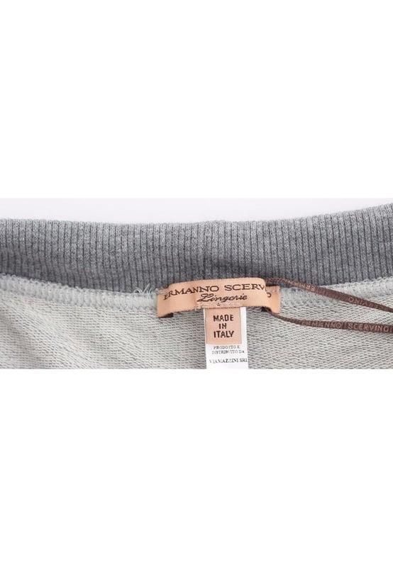 100% Authentic Ermanno Scervino Lingerie Mini Shorts
  Material: 95% Cotton 5% Cotton
  Color: Gray
  Model: Mini
  Lace details
  Logo details