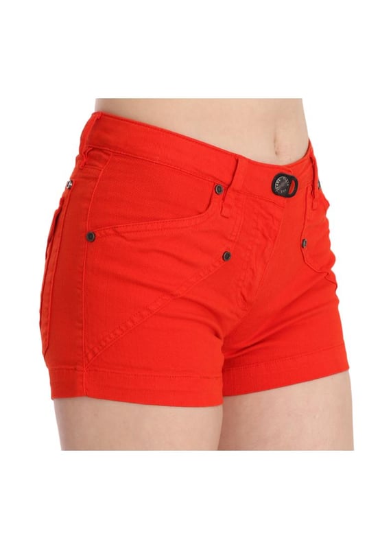 Precioso a estrenar con etiquetas.
  Pantalones cortos 100% autenticos PLEIN SUD JEANIUS.
  Color: Naranja.
  Modelo: Mini Short de cintura media.
  Cierre de cremallera.
  Detalles del logotipo.
  Material: 98% algodon 2% elastano.
