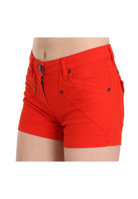 Precioso a estrenar con etiquetas.
  Pantalones cortos 100% autenticos PLEIN SUD JEANIUS.
  Color: Naranja.
  Modelo: Mini Short de cintura media.
  Cierre de cremallera.
  Detalles del logotipo.
  Material: 98% algodon 2% elastano.