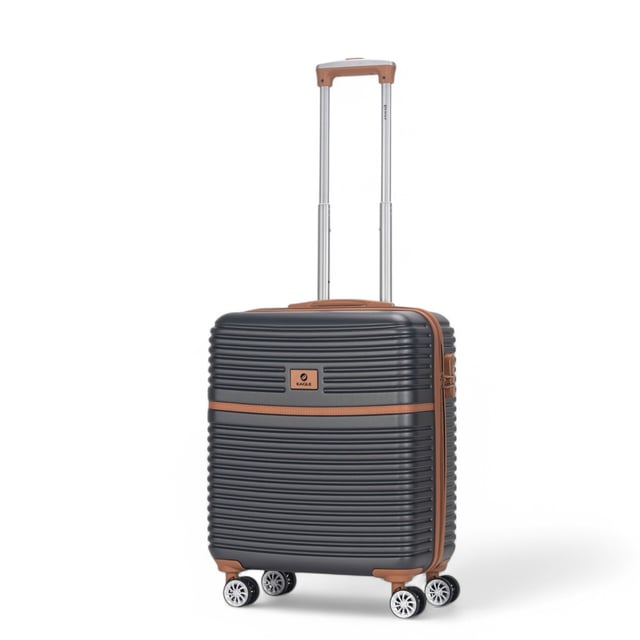 This spacious hardshell cabin luggage combines durability, security, and smooth manoeuvrability, making it an ideal choice for travellers who need extra capacity and peace of mind. With its integrated TSA lock and 8-wheel spinner system, your belongings will be safe and easy to navigate through busy travel environments.
Features:
•	Durable Hardshell Design – The solid, hard exterior protects your belongings from bumps and scratches, ensuring they stay safe throughout your journey.
•	Integrated TSA Lock – Built-in combination lock provides peace of mind and complies with travel security standards, allowing airport security to inspect your luggage without damaging it.
•	8-Wheel Spinner System – Features smooth, easy glide double wheels for effortless 360-degree movement, ensuring easy handling across any surface.
•	Generous Capacity – With a capacity of 53L, this luggage offers ample space for your essentials and extra items, whether for a short getaway or longer trips.
Size & Specifications:
•	Dimensions: 56 x 45 x 25 cm | Weight: 3.00 kg | Capacity: 53L (Suitable for British Airways)
The perfect combination of security, spaciousness, and convenience, this suitcase is a must-have for any traveller.
