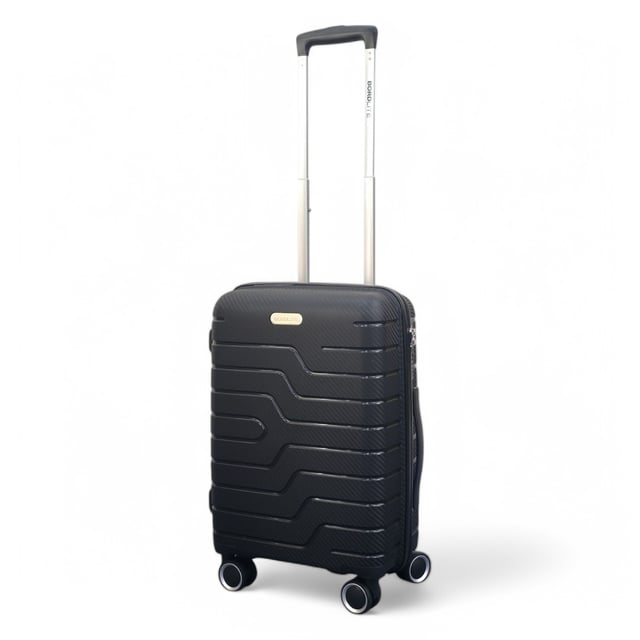 Take the stress out of travel with this Hardshell Cabin Luggage, built for modern travellers who value security, durability, and smooth mobility. Whether it’s a quick city break or a longer getaway, this lightweight and solid suitcase offers a stylish, dependable solution for all your packing needs.
Features:
•	Durable Hardshell Build – Strong, impact-resistant exterior keeps your belongings protected during transit.
•	Integrated Combination Lock – TSA-compliant built-in lock ensures your luggage stays secure and accessible to airport security.
•	8-Wheel Spinner System – Easy-glide double wheels rotate 360° for smooth handling and effortless airport navigation.
•	Lightweight & Practical – Designed to be light and easy to carry, while offering generous internal capacity.
Size & Specifications:
•	Cabin: 53 x 36 x 20 cm | Weight: 2.2 kg | Capacity: 33L