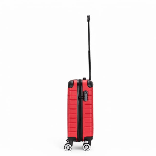 Designed for the modern traveller, this Hardshell Cabin Luggage offers a perfect balance of durability, security, and added space. Whether you're flying for business or leisure, these stylish cases are built to provide smooth, easy movement while keeping your belongings safe.
Features:
•	Durable Hardshell Design – Solid, impact-resistant exterior to protect your luggage from bumps and impacts during your travels.
•	Integrated Combination Lock – Built-in TSA-compliant lock ensures your luggage remains secure and easily accessible for airport security.
•	8-Wheel Spinner System – Dual 4-wheel design allows for smooth, 360° rotation, making maneuvering your luggage a breeze.
Size & Specifications:
•	Cabin: 55 x 40 x 20 cm | Weight: 2.9 kg | Capacity: 37L