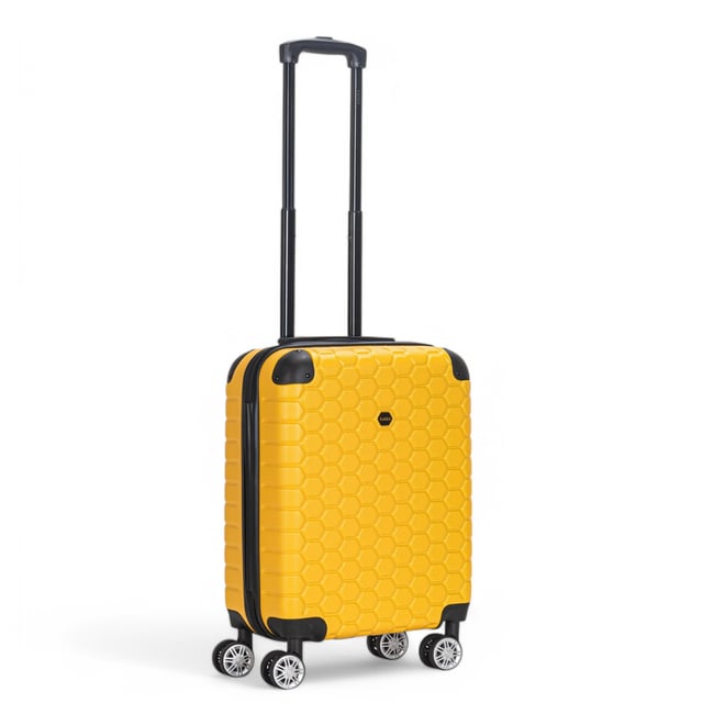 Strong ABS Hardshell Cabin Suitcase 55 x 40 x 20 cm Luggage Suitable for Easyjet, Ryanair Designed for the modern traveller, this Hardshell Cabin Luggage offers a perfect balance of durability, security, and added space. Whether you're flying for business or leisure, these stylish cases are built to provide smooth, easy movement while keeping your belongings safe.
Features:
• Durable Hardshell Design – Solid, impact-resistant exterior to protect your luggage from bumps and impacts during your travels.
• Integrated Combination Lock – Built-in TSA-compliant lock ensures your luggage remains secure and easily accessible for airport security.
• 8-Wheel Spinner System – Dual 4-wheel design allows for smooth, 360° rotation, making maneuvering your luggage a breeze.
Size & Specifications:
• Cabin: 55 x 40 x 20 cm | Weight: 2.9 kg | Capacity: 37L