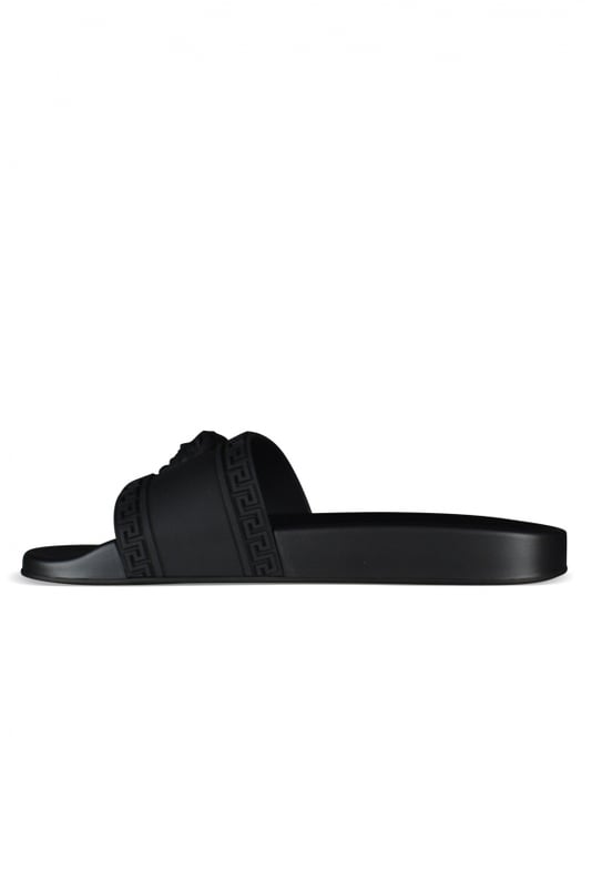 Versace Médusa Slippers Zwart Chargement en cours...