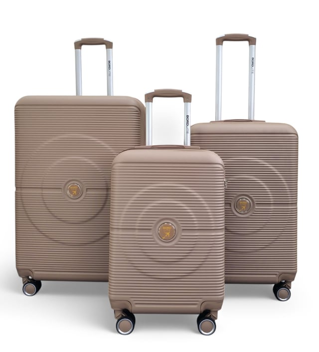 Tackle every trip with confidence using this Hardshell Luggage. Designed for durability, smooth handling, and secure storage, these suitcases are perfect for holidays and everyday travel. With its solid build and practical features, you'll enjoy stress-free packing and easy airport navigation.
Features:
•	Durable Hardshell Exterior – Tough outer shell helps protect your belongings from impact and rough handling during transit.
•	Integrated Combination Lock – Keep your items safe with a built-in lock that complies with international airport security standards.
•	8-Wheel Spinner System – Double 360° wheels provide smooth, stable rolling in any direction, making it easy to glide through busy terminals.
•	Lightweight & Travel-Ready – Strong yet light design ensures easy lifting and effortless manoeuvring.
Size & Specifications:
•	Cabin: 56 x 35 x 20 cm | Weight: 2.5 kg | Capacity: 35L
•	Medium: 66 x 42 x 25 cm | Weight: 3.0 kg | Capacity: 55L 
•	Large: 76 x 48 x 28 cm | Weight: 3.5 kg | Capacity: 85L
NOTE : These suitcases are sold individually not as set, so please select your prefered size!
