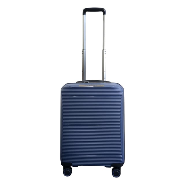 Maleta de cabina rígida expandible de PP de 55 x 39 x 24 cm. Apta para Easyjet y Ryanair. Viaje con confianza y estilo con esta maleta de cabina rígida expandible. Diseñada para ofrecer el máximo espacio, seguridad y durabilidad, esta maleta es perfecta para cualquier viaje, ya sea una escapada corta o unas vacaciones prolongadas. Características: • Construcción rígida duradera: el exterior resistente a los impactos protege sus pertenencias, incluso en los viajes más difíciles. • Capacidad expandible: expanda fácilmente su equipaje hasta un 20% con la función de expansión con cremallera, creando espacio adicional para recuerdos y más. • Cerradura de combinación TSA: la seguridad incorporada garantiza que sus objetos de valor se mantengan seguros y cumple con los estándares de seguridad de viaje para facilitar el acceso al aeropuerto. • Sistema giratorio de 4 ruedas: deslícese sin esfuerzo por aeropuertos o estaciones de tren abarrotados con una suave maniobrabilidad de 360°, que ofrece mayor estabilidad y manejo. Tamaño y especificaciones: • Cabina: 55 x 39 x 24 cm (se expande a 29 cm) | Peso: 2.7 kg | Capacidad: 50 L