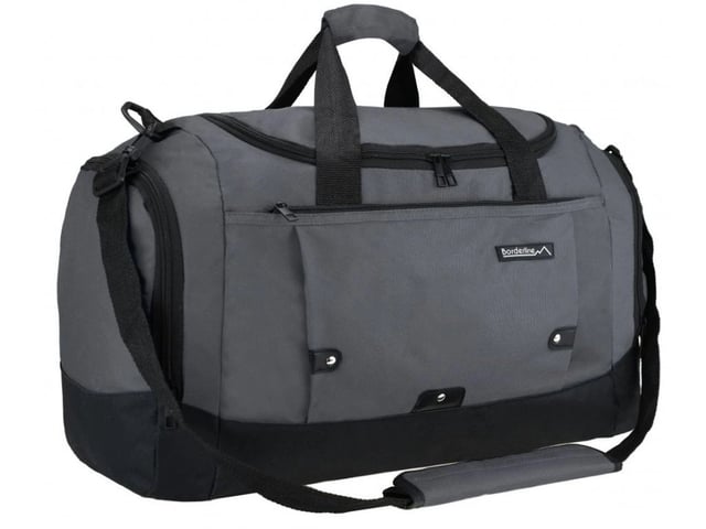 Große Reisetasche fürs Wochenende, Handgepäck, Kabinentasche, Sporttasche, große Reisetasche, Reisetasche fürs Wochenende, Handgepäck, Kabinentasche, Sporttasche. Diese Reisetasche ist die ideale Lösung, wenn Sie Flugbeschränkungen umgehen müssen. Diese Tasche aus strapazierfähigem 600D-Polyester bietet viel Platz für Ihre Sachen und ist dafür konzipiert, den Strapazen von Urlaubsreisen standzuhalten. ÜBERWINDEN SIE GEPÄCKBESCHRÄNKUNGEN AM FLUGHAFEN – Durchdachtes Design, um die Anforderungen der meisten großen Fluggesellschaften zu erfüllen und so sorgenfreies Reisen zu gewährleisten. VERSTELLBARER, ABNEHMBARER GURT – Perfekt zum Tragen schwererer Lasten oder um die Hände frei zu haben. Die doppelte Reißverschlussklappe an der oberen Klappe bietet schnellen und einfachen Zugriff. Der Gurt ist von 57 bis 94 cm verstellbar. 2 AUSSENTASCHEN – Bewahren Sie wichtige Dinge wie Pässe, Geldbörsen, Telefone oder Bargeld bequem in diesen leicht zugänglichen Taschen auf. LEICHT UND LANGLEBIG – Diese Tasche aus 600D-Polyester ist leicht und robust und bietet zusätzliche Sicherheit für Ihre Sachen. PERFEKTE SPORT-/TURNTASCHE – Vielseitig genug für Reisen und auch ideal als Turn- oder Sporttasche. Dank ihrer robusten Konstruktion, dem geräumigen Innenraum und den zusätzlichen Taschen ist diese Tasche für jedes Abenteuer bereit. ABMESSUNGEN Groß: Höhe: 31 cm | Breite: 52 cm | Tiefe: 25 cm | Gewicht: 0,8 kg