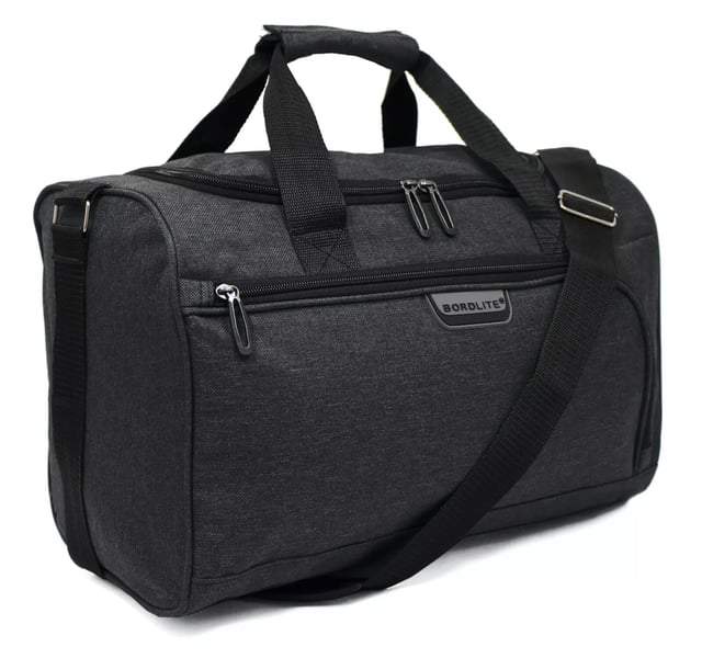 Holdall Carry On 40x 20 x25cm Under-seat Travel Cabin Bag for Ryanair, Easy Jet




RYANAIR-FRIENDLY - Specifically designed to meet Ryanair's free carry-on requirements, helping you avoid extra baggage fees. Also cabin-approved for other major airlines such as British Airways, Emirates, Lufthansa, Virgin Atlantic, KLM, and more.



CABIN-APPROVED FOR MOST AIRLINES - Approved for cabin use with major airlines including British Airways, Ryanair, EasyJet, Emirates, Jet2, KLM, Virgin Atlantic, and others.



SECURE ATTACHMENT - The back strap fits securely over any telescopic suitcase handle. Simply release the Velcro strip and slide the strap over the handle for a snug fit.



ULTRA-LIGHTWEIGHT - Made from lightweight polyester material, this bag weighs just 350g, allowing you to maximize your packing capacity.



ADJUSTABLE SHOULDER STRAP - The adjustable crossbody strap can be extended up to 105cm (41 inches) for a customized fit.




DIMENSIONS: Height: 20cm | Width: 40cm | Depth: 25cm

20 Litre Capacity