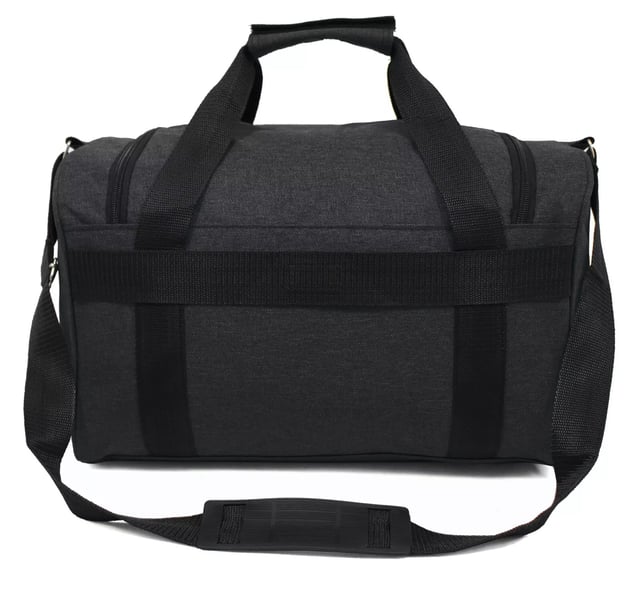Holdall Carry On 40x 20 x25cm Under-seat Travel Cabin Bag for Ryanair, Easy Jet




RYANAIR-FRIENDLY - Specifically designed to meet Ryanair's free carry-on requirements, helping you avoid extra baggage fees. Also cabin-approved for other major airlines such as British Airways, Emirates, Lufthansa, Virgin Atlantic, KLM, and more.



CABIN-APPROVED FOR MOST AIRLINES - Approved for cabin use with major airlines including British Airways, Ryanair, EasyJet, Emirates, Jet2, KLM, Virgin Atlantic, and others.



SECURE ATTACHMENT - The back strap fits securely over any telescopic suitcase handle. Simply release the Velcro strip and slide the strap over the handle for a snug fit.



ULTRA-LIGHTWEIGHT - Made from lightweight polyester material, this bag weighs just 350g, allowing you to maximize your packing capacity.



ADJUSTABLE SHOULDER STRAP - The adjustable crossbody strap can be extended up to 105cm (41 inches) for a customized fit.




DIMENSIONS: Height: 20cm | Width: 40cm | Depth: 25cm

20 Litre Capacity