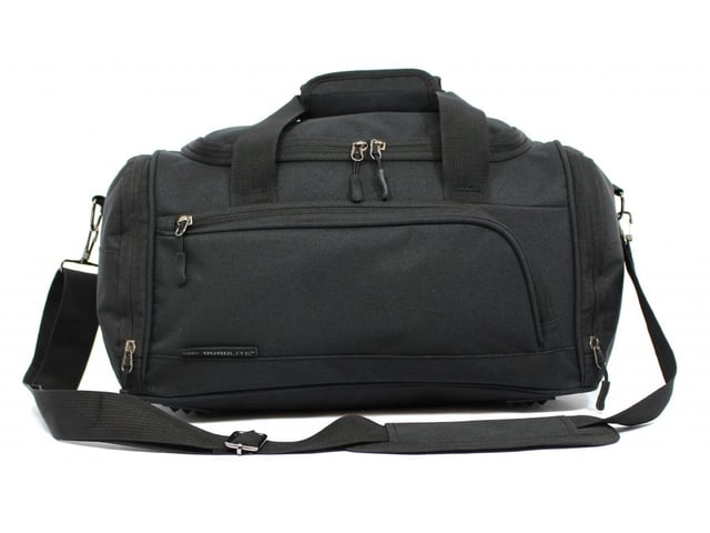 Holdall Carry On 40x 20 x25cm Under-seat Travel Duffel Bag for Ryanair, Easy Jet Holdall Carry On 40x 20 x25cm Under-seat Travel Duffel Bag for Ryanair, Easy Jet
RYANAIR-FRIENDLY - Specifically designed to meet Ryanair's free carry-on requirements, helping you avoid extra baggage fees. Also cabin-approved for other major airlines such as British Airways, Emirates, Lufthansa, Virgin Atlantic, KLM, and more.
CABIN-APPROVED FOR MOST AIRLINES - Approved for cabin use with major airlines including British Airways, Ryanair, EasyJet, Emirates, Jet2, KLM, Virgin Atlantic, and others.
SECURE ATTACHMENT - The back strap fits securely over any telescopic suitcase handle. Simply release the Velcro strip and slide the strap over the handle for a snug fit.
ULTRA-LIGHTWEIGHT - Made from lightweight polyester material, this bag weighs just 350g, allowing you to maximize your packing capacity.
ADJUSTABLE SHOULDER STRAP - The adjustable crossbody strap can be extended up to 105cm (41 inches) for a customized fit.
DIMENSIONS: Height: 20cm | Width: 40cm | Depth: 25cm
20 Litre Capacity