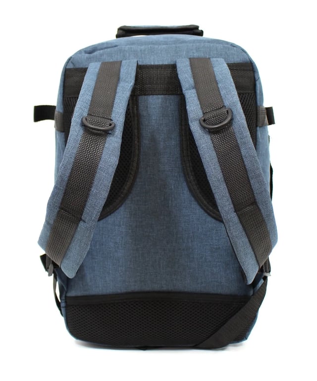 Mochila de cabina de 40 x 20 x 25 cm para Easy Jet y Ryanair. Mochila Mochila 40x20x25 cm Bolsa de viaje debajo del asiento para Easy Jet, Ryanair · CUMPLE CON RYANAIR Y LISTO PARA CABINA: Diseñado para adaptarse a los requisitos de equipaje de mano gratuito de Ryanair, lo que le permite evitar cargos adicionales. También está aprobado para su uso en cabina en otras aerolíneas importantes, incluidas British Airways, Emirates, Lufthansa, Virgin Atlantic, KLM y más. · APROBADO PARA LA MAYORÍA DE LAS PRINCIPALES AEROLÍNEAS: Compatible con las pautas de equipaje de mano para las principales aerolíneas como Ryanair, British Airways, EasyJet y otras, esta bolsa le ayuda a ahorrar dinero y reduce el estrés del viaje para una experiencia más fluida en el aeropuerto. · CALIDAD Y DURABILIDAD SUPERIORES: Fabricado con materiales de primera calidad, este bolso está diseñado para ser duradero, ofreciendo resistencia y confiabilidad de larga duración, lo que lo hace perfecto para viajes, uso en el gimnasio o actividades diarias. OPCIONES DE ALMACENAMIENTO VERSÁTILES: Con un espacioso compartimento principal, un bolsillo doble frontal y cinco bolsillos más pequeños, este bolso ofrece amplio espacio para guardar objetos esenciales como el teléfono, la cartera, las gafas y los libros, manteniéndolos organizados y fácilmente accesibles. DISEÑO CÓMODO Y FUNCIONAL: Diseñado con correas de hombro acolchadas y un práctico asa superior, este bolso garantiza comodidad sin sacrificar la funcionalidad, lo que lo convierte en el compañero ideal para cualquier viaje. ESPECIFICACIONES: Dimensiones: 40 x 25 x 20 cm | Peso: 480 g | Capacidad: 20 L