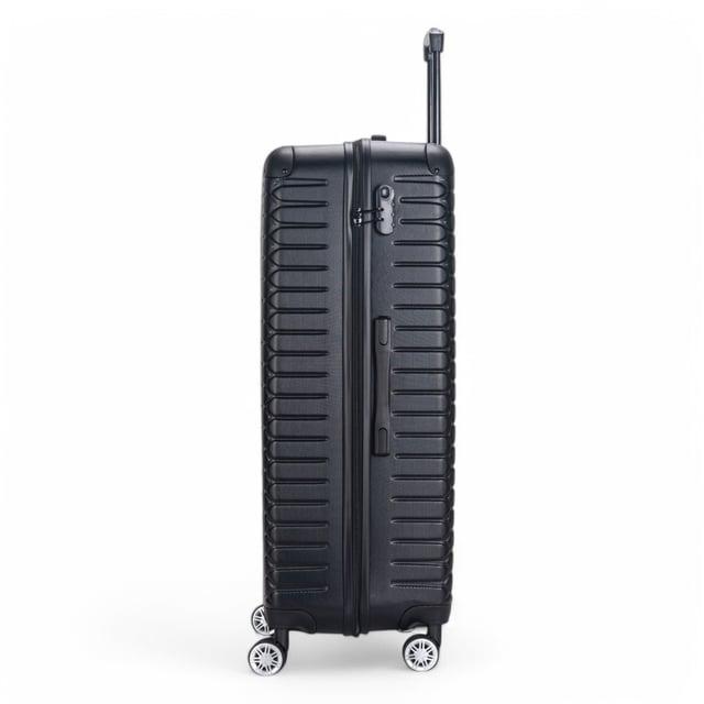 Expandable Extra Large Hard Shell ABS 8 Wheel Luggage Travel Suitcase Designed for the modern traveller, this Expandable Extra Large Hardshell Luggage offers a perfect balance of durability, security, and added space. Whether you're flying for business or leisure, these stylish cases are built to provide smooth, easy movement while keeping your belongings safe.
Features:
• Durable Hardshell Design – Solid, impact-resistant exterior to protect your luggage from bumps and impacts during your travels.
• Expandable Storage – Add up to 20% more space with the expansion zip, perfect for packing extra items or souvenirs.
• Integrated Combination Lock – Built-in TSA-compliant lock ensures your luggage remains secure and easily accessible for airport security.
• 8-Wheel Spinner System – Dual 4-wheel design allows for smooth, 360° rotation, making maneuvering your luggage a breeze.
Size & Specifications:
• XLarge: 87 x 57 x 34 cm | Weight: 5.2 kg | Capacity: 135L
With its tough exterior and ample storage capacity, this luggage ensures you travel smart, organized, and in style.