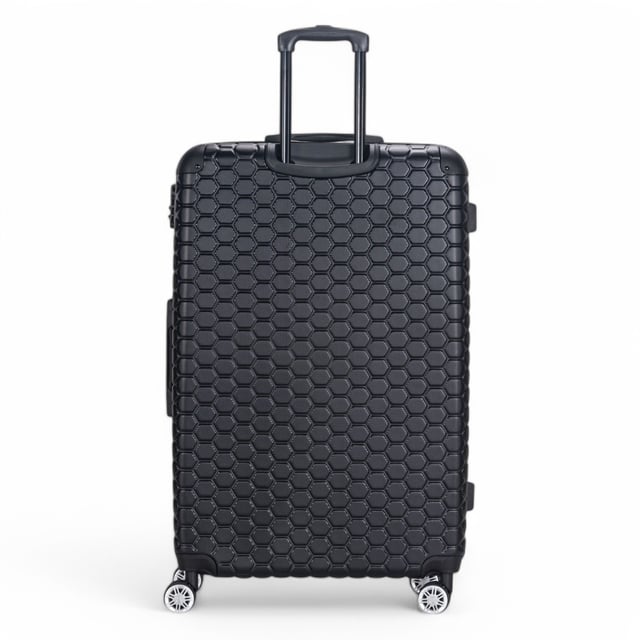 Expandable Extra Large Hard Shell ABS 8 Wheel Luggage Travel Suitcase Designed for the modern traveller, this Expandable Extra Large Hardshell Luggage offers a perfect balance of durability, security, and added space. Whether you're flying for business or leisure, these stylish cases are built to provide smooth, easy movement while keeping your belongings safe.
Features:
• Durable Hardshell Design – Solid, impact-resistant exterior to protect your luggage from bumps and impacts during your travels.
• Expandable Storage – Add up to 20% more space with the expansion zip, perfect for packing extra items or souvenirs.
• Integrated Combination Lock – Built-in TSA-compliant lock ensures your luggage remains secure and easily accessible for airport security.
• 8-Wheel Spinner System – Dual 4-wheel design allows for smooth, 360° rotation, making maneuvering your luggage a breeze.
Size & Specifications:
• XLarge: 87 x 57 x 34 cm | Weight: 5.2 kg | Capacity: 135L
With its tough exterior and ample storage capacity, this luggage ensures you travel smart, organized, and in style.