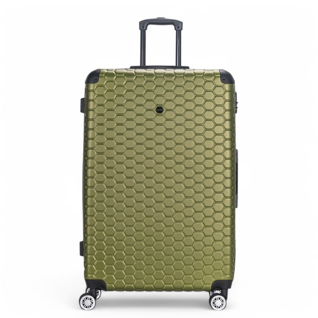 Maleta de viaje expandible extragrande de ABS con 8 ruedas y carcasa rígida Diseñado para el viajero moderno, este equipaje rígido extra grande expandible ofrece un equilibrio perfecto entre durabilidad, seguridad y espacio adicional. Ya sea que vuele por negocios o por placer, estos elegantes estuches están diseñados para proporcionar un movimiento suave y fácil, manteniendo sus pertenencias seguras. Características: • Diseño rígido duradero: exterior sólido y resistente a los impactos para proteger su equipaje de golpes e impactos durante sus viajes. • Almacenamiento expandible: agregue hasta un 20% más de espacio con la cremallera de expansión, perfecta para empacar artículos adicionales o recuerdos. • Cerradura de combinación integrada: la cerradura incorporada que cumple con las normas TSA garantiza que su equipaje permanezca seguro y de fácil acceso para la seguridad del aeropuerto. • Sistema giratorio de 8 ruedas: el diseño doble de 4 ruedas permite una rotación suave de 360°, lo que hace que maniobrar su equipaje sea muy fácil. Tamaño y especificaciones: • XLarge: 87 x 57 x 34 cm | Peso: 5,2 kg | Capacidad: 135 L Con su exterior resistente y amplia capacidad de almacenamiento, este equipaje le garantiza viajar de manera inteligente, organizada y con estilo.
