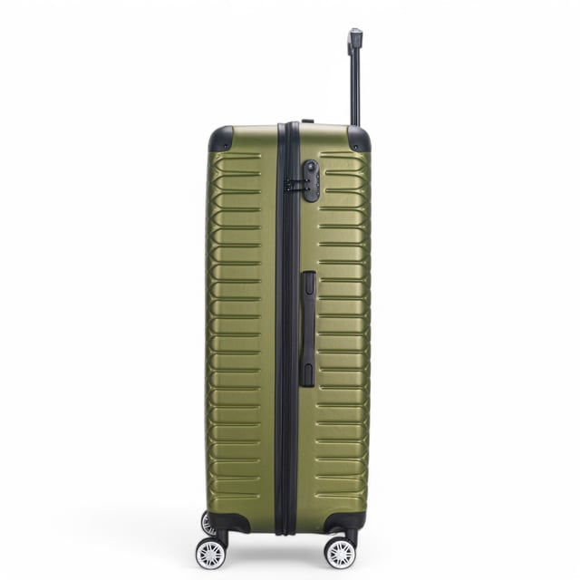Maleta de viaje expandible extragrande de ABS con 8 ruedas y carcasa rígida Diseñado para el viajero moderno, este equipaje rígido extra grande expandible ofrece un equilibrio perfecto entre durabilidad, seguridad y espacio adicional. Ya sea que vuele por negocios o por placer, estos elegantes estuches están diseñados para proporcionar un movimiento suave y fácil, manteniendo sus pertenencias seguras. Características: • Diseño rígido duradero: exterior sólido y resistente a los impactos para proteger su equipaje de golpes e impactos durante sus viajes. • Almacenamiento expandible: agregue hasta un 20% más de espacio con la cremallera de expansión, perfecta para empacar artículos adicionales o recuerdos. • Cerradura de combinación integrada: la cerradura incorporada que cumple con las normas TSA garantiza que su equipaje permanezca seguro y de fácil acceso para la seguridad del aeropuerto. • Sistema giratorio de 8 ruedas: el diseño doble de 4 ruedas permite una rotación suave de 360°, lo que hace que maniobrar su equipaje sea muy fácil. Tamaño y especificaciones: • XLarge: 87 x 57 x 34 cm | Peso: 5,2 kg | Capacidad: 135 L Con su exterior resistente y amplia capacidad de almacenamiento, este equipaje le garantiza viajar de manera inteligente, organizada y con estilo.