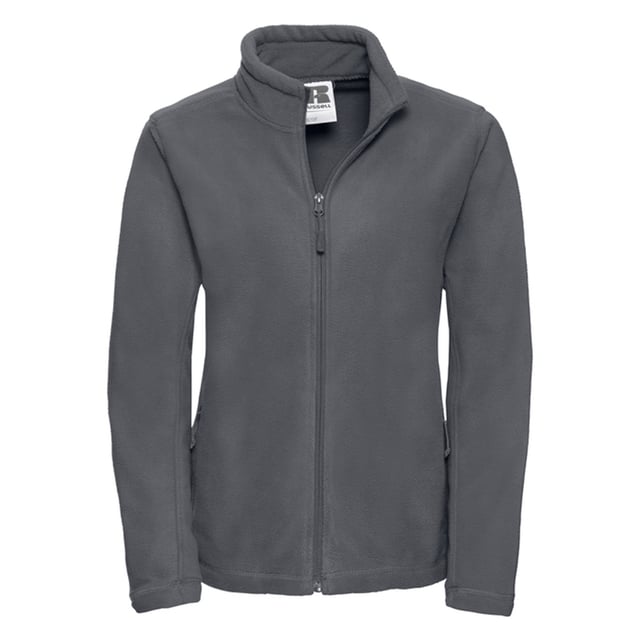 100% Polyester. Gewebe: Anti-Pilling, Fleece. Design: Unifarben. GSM (Gramm pro Quadratmeter): 320. Durchgehender Reißverschluss. Verkleidet, Ungefüttert. Passform: Geformt. Taschenart: Zwei Seitentaschen, Reißverschluss, Umgekehrter Reißverschluss, Mit Mesh gefüttert. Nachhaltigkeit: Amfori-Freigabe, Better Cotton Initiative, BSCI, Verein für faire Arbeit, Oeko-Tex Standard 100 zertifiziert. Saum: Expander-Kordel. Hochgeschnittener Kragen. Bündchen: Gesäumt. Langärmlig. XS: 81,28 cm. S: 86,36 cm. M: 90,17 cm. L: 96,52 cm. XL: 102 cm.