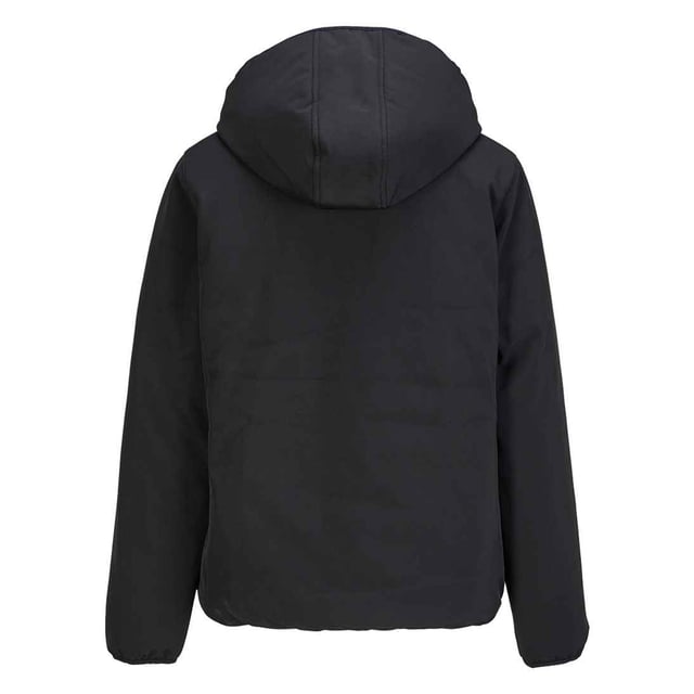 SOLS - "Falcon" Softshelljacke für Damen (Schwarz) 94% Polyester, 6% Elastan. Recyceltes Polyester. Futtermaterial (%): 100% Nylon. Gewebe: 3 Lagen, Elastan, Dickes Fleece. Design: Unifarben. Gewebetechnik: wasserabweisend, winddicht. Zugang zur Dekoration, Reißverschluss-Schutz innen, Wattiert, Abreiß-Etikett. Bündchen: Bindesaum, Gebunden, Elastisch. Langärmlig. Stehkragen. Kapuzenmerkmale: angenähte Kapuze. Taschenart: 2 Reißverschlusstaschen, 1 Brusttasche, 3 Innentaschen. Durchgehender Reißverschluss. Wasserdichtigkeit (mm): 5000 mm. Atmungsaktivitätsbewertung: 5000. Saum: Gebunden, Elastisch. Nachhaltigkeit: ACCORD, Amfori-Freigabe, BSCI, GRS (Global Recycled Standard), Oeko-Tex Standard 100 zertifiziert, PETA-geprüftes Vegan, REACH, SAC Genehmigt. S: 104 cm. M: 109 cm. L: 114,3 cm. XL: 121,92 cm. XXL: 127 cm. 3XL: 133,35 cm.