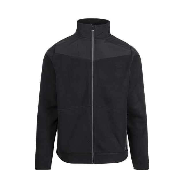 Shell: Polyamide, Polyester. Stof: Geborstelde rug, Fleece, Gebreid, Taslan, Geweven. Ontwerp: Contrastpaneel. 260gsm. Hem: Stretch Binding. Kinbeschermer, binnenste stormklep. Mouwtype: Met lange mouwen. Halslijn: Staande Kraag. Manchet: Stretch Binding. Zakken: 2 Zijzakken, Rits. Bevestiging: Contrasterende ritssluiting, volledige ritssluiting. XS: 35 in. S: 37 in. M: 40 in. L: 43 in. XL: 46 in. XXL: 48 in.