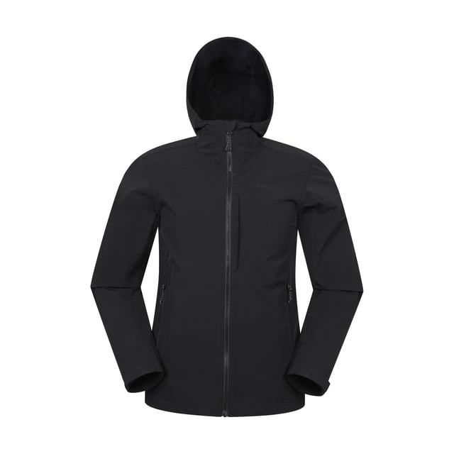 Elastan, Polyamid, Polyester. Gewebe: Netzmaterial, Softshell, Stretch. Design: Logo, Unifarben. Gewebetechnik: Dauerhaft wasserabweisende Oberfläche, Leicht, Ohne PFC (per- und polyfluorierte Chemikalien), Wasserbeständig. Mit Kapuze. Langärmlig. Bündchen: Klettverschlusslasche. Kapuzenmerkmale: Aufnähen. Taschenart: Zwei Seitentaschen, Reißverschluss, 1 Brusttasche. Durchgehender Reißverschluss. XS: 88,9 cm. S: 93,98 cm. M: 102 cm. L: 109 cm. XL: 116,84 cm. XXL: 124,46 cm. 3XL: 134,5 cm. 4XL: 142 cm.
