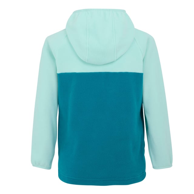 Gewebetechnik: langlebig, Leicht. Materialzusammensetzung (%): 100% Recyceltes Polyester. Gewebe: Micro-Vlies. Design: Logo. GSM (Gramm pro Quadratmeter): 210. Zum Überziehen, mit kurzem Reißverschluss. Griffplatte mit Warenzeichen. Taschenart: Zwei Taschen unten. Kapuzenmerkmale: angenähte Kapuze, Mit Stretch. Mit Kapuze. Langärmlig. Bündchen: Mit Stretch.