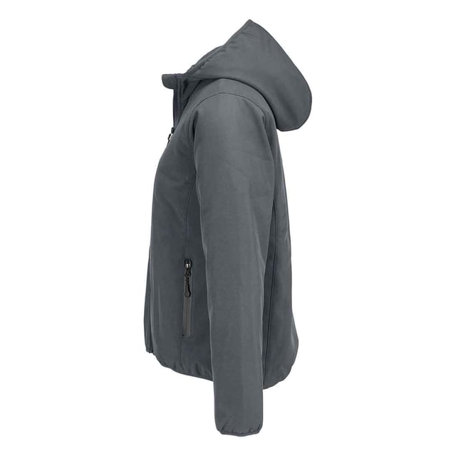 SOLS - "Falcon" Softshelljacke für Damen (Holzkohle) 94% Polyester, 6% Elastan. Recyceltes Polyester. Futtermaterial (%): 100% Nylon. Gewebe: 3 Lagen, Elastan, Dickes Fleece. Design: Unifarben. Gewebetechnik: wasserabweisend, winddicht. Zugang zur Dekoration, Reißverschluss-Schutz innen, Wattiert, Abreiß-Etikett. Bündchen: Bindesaum, Gebunden, Elastisch. Langärmlig. Stehkragen. Kapuzenmerkmale: angenähte Kapuze. Taschenart: 2 Reißverschlusstaschen, 1 Brusttasche, 3 Innentaschen. Durchgehender Reißverschluss. Wasserdichtigkeit (mm): 5000 mm. Atmungsaktivitätsbewertung: 5000. Saum: Gebunden, Elastisch. Nachhaltigkeit: ACCORD, Amfori-Freigabe, BSCI, GRS (Global Recycled Standard), Oeko-Tex Standard 100 zertifiziert, PETA-geprüftes Vegan, REACH, SAC Genehmigt. S: 104 cm. M: 109 cm. L: 114,3 cm. XL: 121,92 cm. XXL: 127 cm. 3XL: 133,35 cm.