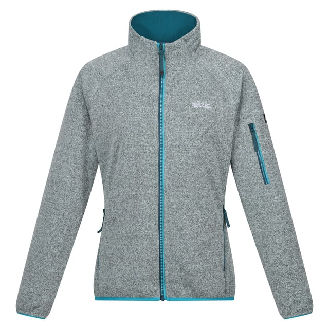 100% Recycled Polyester. Fabric: Fleece. Design: Logo. Fabric Technology: Durable. Neckline: High-Neck. Sleeve-Type: Long-Sleeved. Stretch Binding to Armholes & Hem. Pockets: 1 Sleeve Pocket, 2 Side Pockets, Zip. Fastening: Full Zip. 8 UK: 32 in. 10 UK: 34 in. 12 UK: 36 in. 14 UK: 38 in. 20 UK: 45 in. 22 UK: 48 in. 24 UK: 50 in. 26 UK: 52 in. 18 UK: 43 in. 16 UK: 40 in.