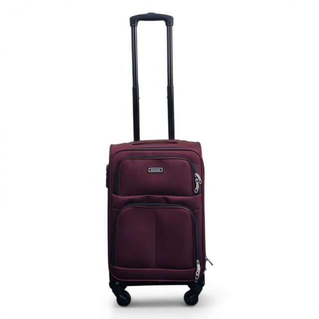 Upgrade your travel experience with this Softshell Cabin Luggage, built to offer maximum flexibility, added capacity, and smooth manoeuvrability. Whether you're off on a short break or a long-haul adventure, this set keeps you organized, secure, and ready for anything.
Features:
•	Flexible Softshell Exterior – Durable yet lightweight material makes packing easier and allows for slight give when space is tight.
•	Integrated Combination Lock – Travel stress-free with built-in security locks that comply with international airport screening standards.
•	Spinner Wheels – Four multi-directional wheels provide smooth, 360° movement for easy airport navigation.
Size & Specifications:
•	Cabin: 55 x 33 x 21 cm | Weight: 2.5 kg | Capacity: 33L