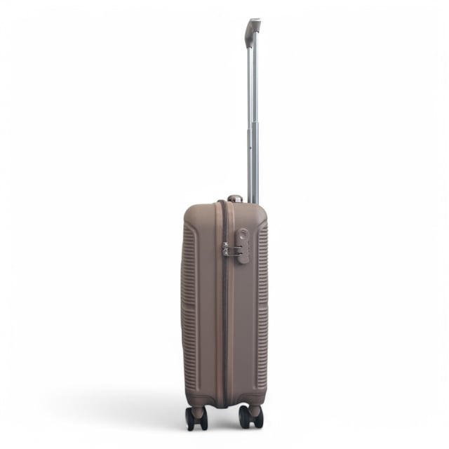 Tackle every trip with confidence using this Hardshell Cabin Luggage. Designed for durability, smooth handling, and secure storage, this cabin suitcase is perfect for holidays and everyday travel. With its solid build and practical features, you'll enjoy stress-free packing and easy airport navigation.
Features:
•	Durable Hardshell Exterior – Tough outer shell helps protect your belongings from impact and rough handling during transit.
•	Integrated Combination Lock – Keep your items safe with a built-in lock that complies with international airport security standards.
•	8-Wheel Spinner System – Double 360° wheels provide smooth, stable rolling in any direction, making it easy to glide through busy terminals.
•	Lightweight & Travel-Ready – Strong yet light design ensures easy lifting and effortless manoeuvring.
Size & Specifications:
•	Cabin: 56 x 35 x 20 cm | Weight: 2.5 kg | Capacity: 35L