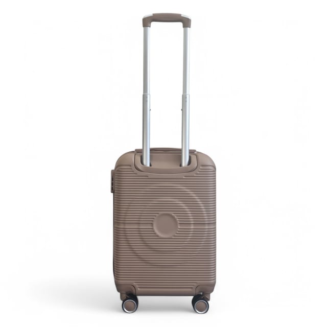Tackle every trip with confidence using this Hardshell Cabin Luggage. Designed for durability, smooth handling, and secure storage, this cabin suitcase is perfect for holidays and everyday travel. With its solid build and practical features, you'll enjoy stress-free packing and easy airport navigation.
Features:
•	Durable Hardshell Exterior – Tough outer shell helps protect your belongings from impact and rough handling during transit.
•	Integrated Combination Lock – Keep your items safe with a built-in lock that complies with international airport security standards.
•	8-Wheel Spinner System – Double 360° wheels provide smooth, stable rolling in any direction, making it easy to glide through busy terminals.
•	Lightweight & Travel-Ready – Strong yet light design ensures easy lifting and effortless manoeuvring.
Size & Specifications:
•	Cabin: 56 x 35 x 20 cm | Weight: 2.5 kg | Capacity: 35L