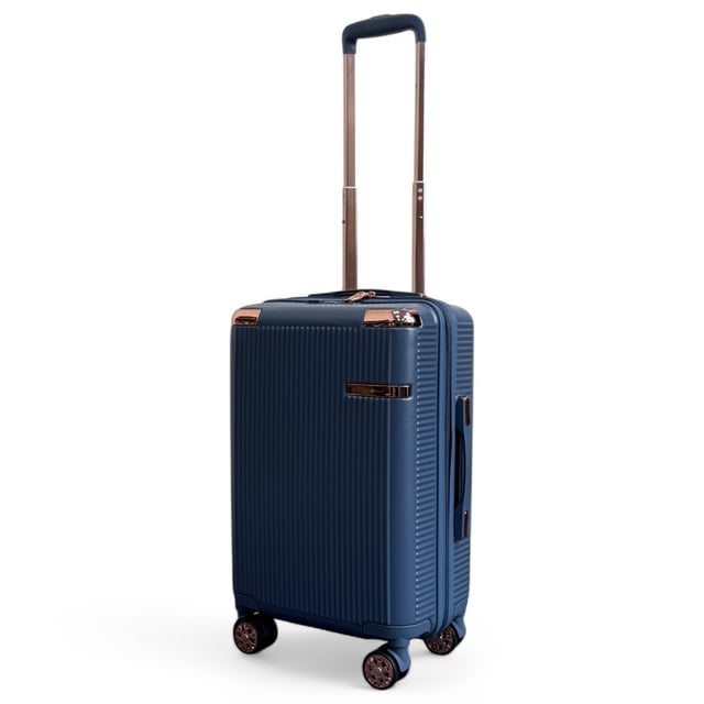 Travel confidently with this lightweight and secure hard shell luggage. Constructed from durable polycarbonate, it offers superior impact resistance, and features TSA locks for enhanced security, 8-wheel spinners for effortless movement, and expandable capacity for added packing flexibility.

Features:
Durable Polycarbonate Shell: Crafted from high-quality polycarbonate, this shell provides exceptional impact resistance while remaining lightweight, ensuring your belongings are well-protected throughout your journey.
TSA Combination Lock: Integrated TSA-approved combination lock offers enhanced security, allowing airport security to inspect your luggage without damage, providing peace of mind during travel.
8-Wheel 360° Spinner System: Equipped with eight smooth-rolling spinner wheels, this set allows for effortless 360-degree maneuverability, making navigating busy airports and train stations a breeze.
Expandable Design: Each suitcase features an expandable zipper, providing extra packing capacity when needed, ideal for bringing back souvenirs or accommodating additional items.
Ergonomic Telescopic Handle: The adjustable telescopic handle ensures comfortable and smooth handling, adapting to your preferred height for easy navigation.
Specifications:
Cabin: 55 x 36 x 22 cm, 2.6 kg, 39L
Travel smart and secure with this reliable luggage, designed for modern travelers seeking durability and convenience.