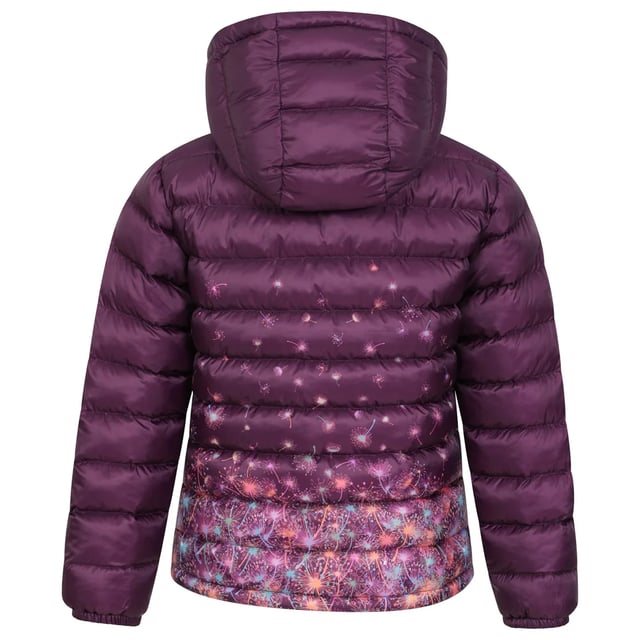 Filling: Microfibre. Design: Dandelions, Logo. Fabric Technology: Durable Water Repellent Finish, Heat Retention, Insulating, Lightweight, Water Resistant. Cuff: Elasticated. Neckline: Hooded. Sleeve-Type: Long-Sleeved. Hood Features: Sew-On. Pockets: 2 Side Pockets. Fastening: Full Zip. 3-4 Years: 22.5 in. 5-6 Years: 24 in. 7-8 Years: 26 in. 9-10 Years: 28.5 in. 11-12 Years: 30.5 in. 13 Years: 33 in.