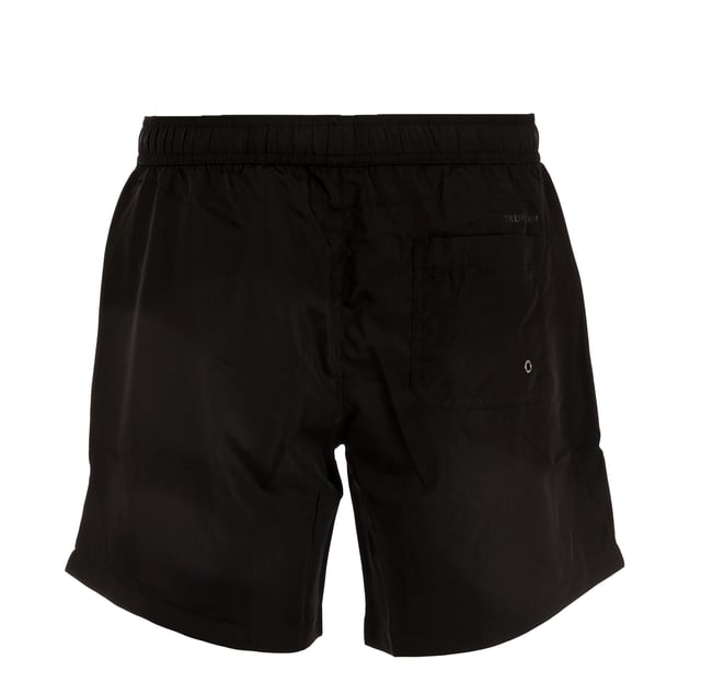 Mit den Beach Boxershorts von Trussardi, bei denen Komfort und Design in perfekter Balance zueinander stehen, wird Ihr Stil am Strand aufgewertet. Sie sind aus leichten, schnell trocknenden Stoffen gefertigt und zeichnen sich durch einen modernen Schnitt und raffinierte Details aus. Die raffinierten Muster und die vielseitige Passform machen sie ideal für jeden Moment des Tages, vom Entspannen unter dem Sonnenschirm bis zum Aperitif mit Blick aufs Meer.