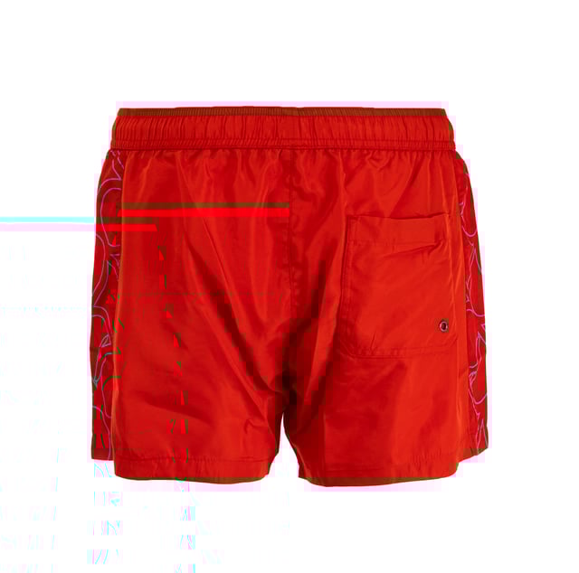 Verhoog je stijl op het strand met de strandboxershort van Trussardi, waarin comfort en design perfect in balans zijn. Ze zijn gemaakt van lichtgewicht, sneldrogende stoffen en onderscheiden zich door hun moderne snit en verfijnde details. De verfijnde patronen en veelzijdige pasvorm maken ze ideaal voor elk moment van de dag, van ontspannen onder de parasol tot genieten van een aperitief met uitzicht op zee.