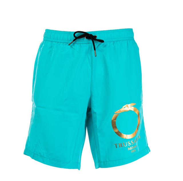 Mit den Beach Boxershorts von Trussardi, bei denen Komfort und Design in perfekter Balance zueinander stehen, wird Ihr Stil am Strand aufgewertet. Sie sind aus leichten, schnell trocknenden Stoffen gefertigt und zeichnen sich durch einen modernen Schnitt und raffinierte Details aus. Die raffinierten Muster und die vielseitige Passform machen sie ideal für jeden Moment des Tages, vom Entspannen unter dem Sonnenschirm bis zum Aperitif mit Blick aufs Meer.