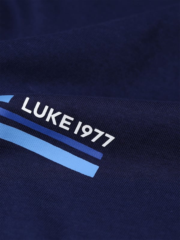 Comfortable, cool and classic, this crew neck tee from LUKE is cut from pure cotton jersey and features a LUKE EST. 1977 chest print. It is detailed with a soft rib neck for all day comfort.