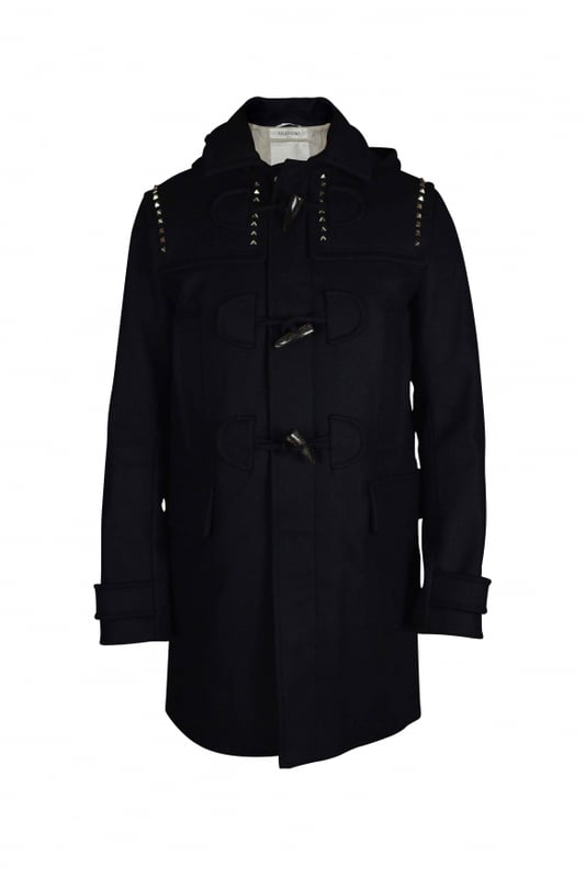 Zwart jack Valentino Garavani.Iconische studs op de schouders.4 zakken aan de voorkant.Knoopsluiting aan de voorkant.Gevoerde binnenkant.100% wol.Gemaakt in Italië.