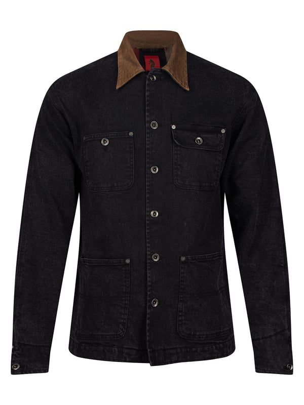 An absolute transitional wardrobe staple, LUKE introduces this expertly crafted denim shacket. Perfect for layering in the cooler months. It sports a stylish contrast cord collar. Its styled with two chest pockets that feature LUKE denim buttons and two lower front open pockets for all of your essentials. It is then lined with a stylish checked premium cotton fabric for your comfort.